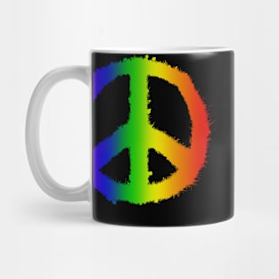 Rainbow Peace Mug